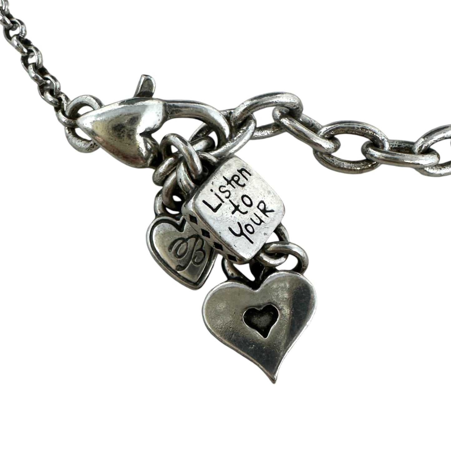 Listen To Your Heart Long Pendant Necklace By Brighton, Size: 0