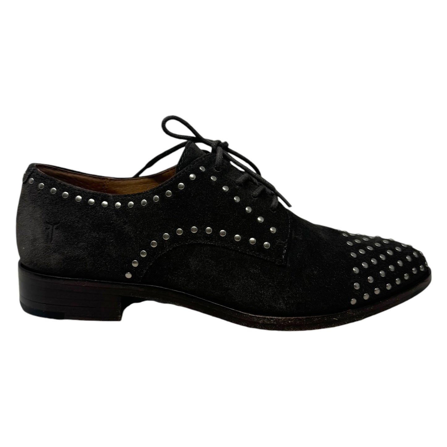 Erica Suede Stud Oxford Designer By Frye In Grey, Size: 8