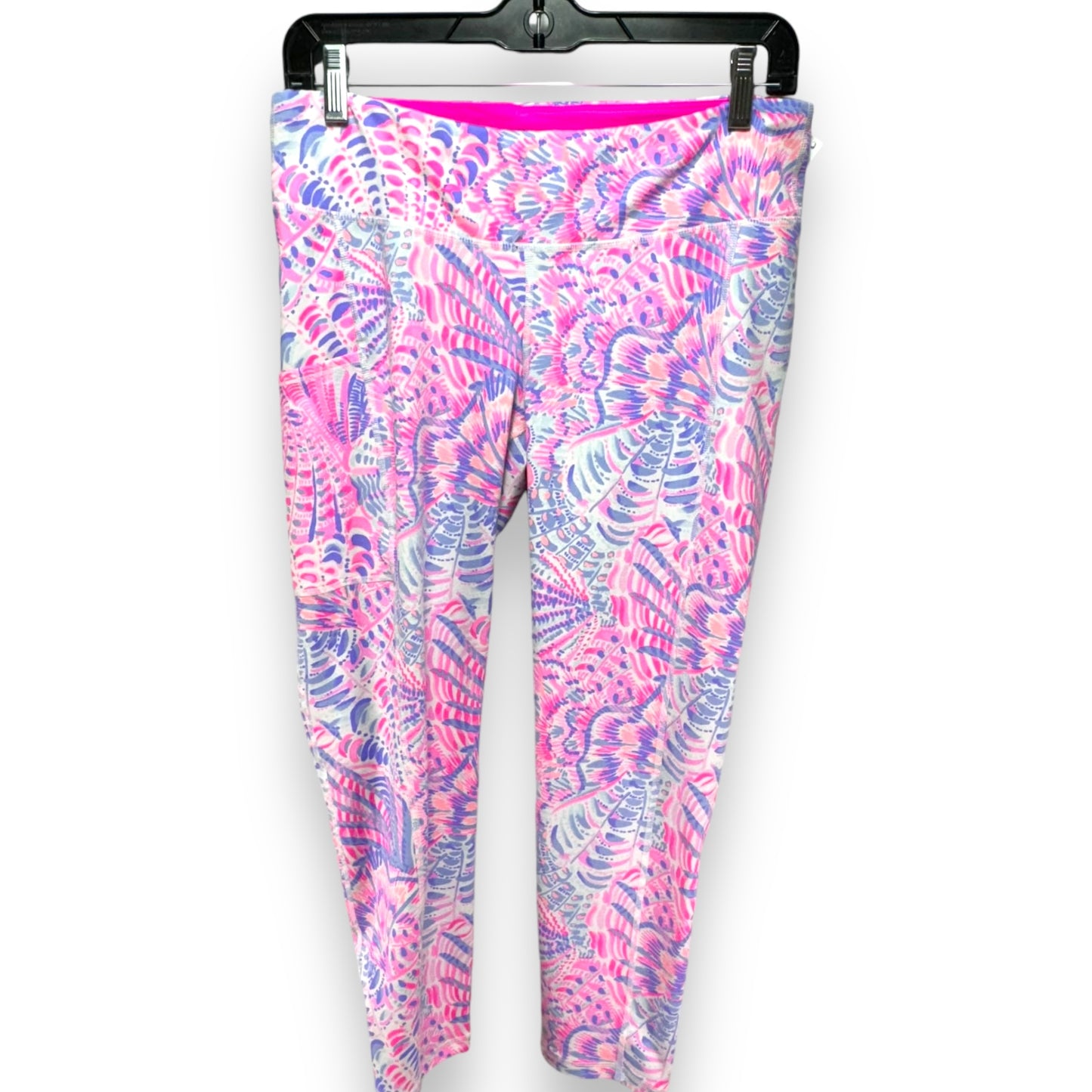 Weekender Midi UPF 50+ Leggings By lilly pulitzer In Raz BerrySea You Soon, Size: L