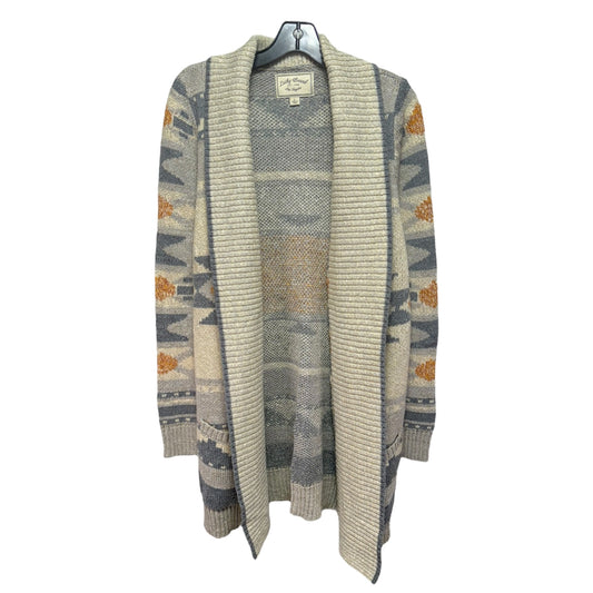 Sweater Cardigan By Lucky Brand In Multi-colored, Size: L