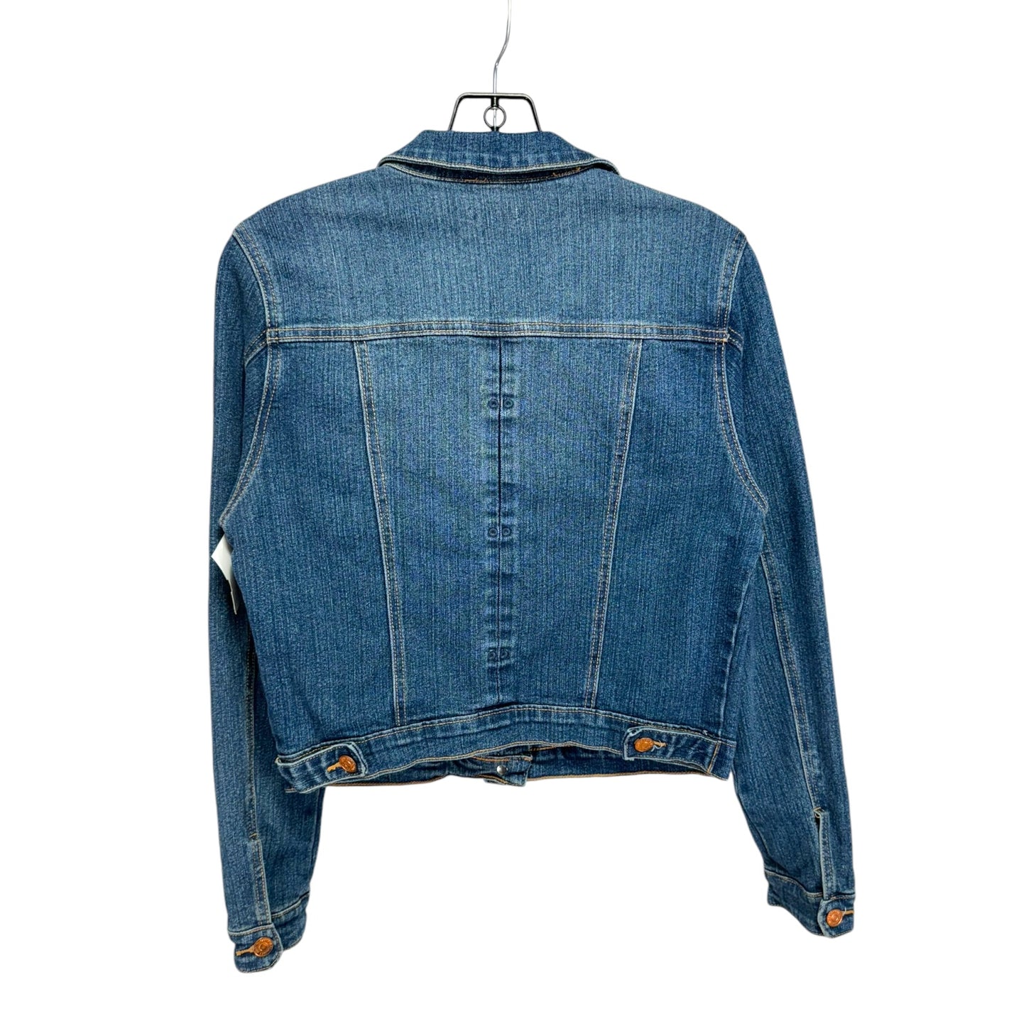 Jacket Denim By Chiqle In Blue Denim, Size: L