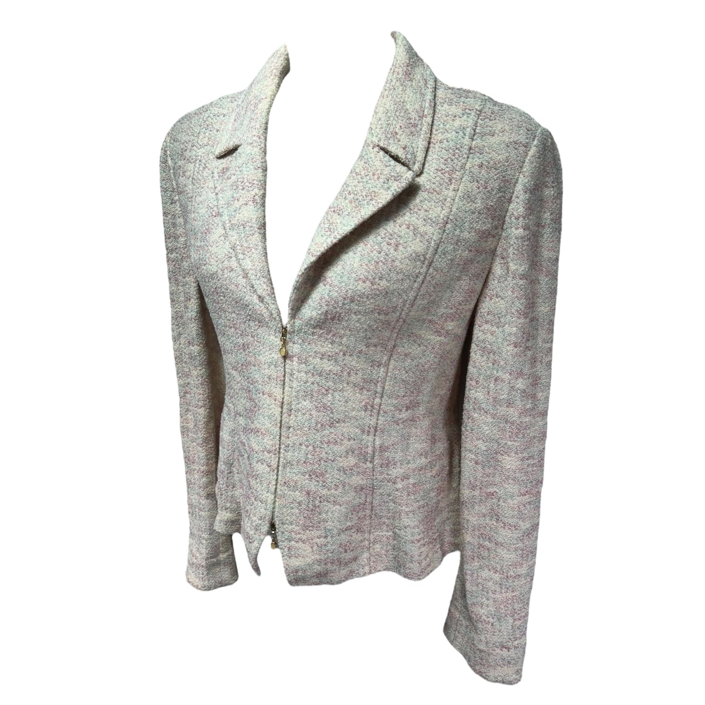 Blazer Luxury Designer By St John Collection In Multi-colored, Size: 16