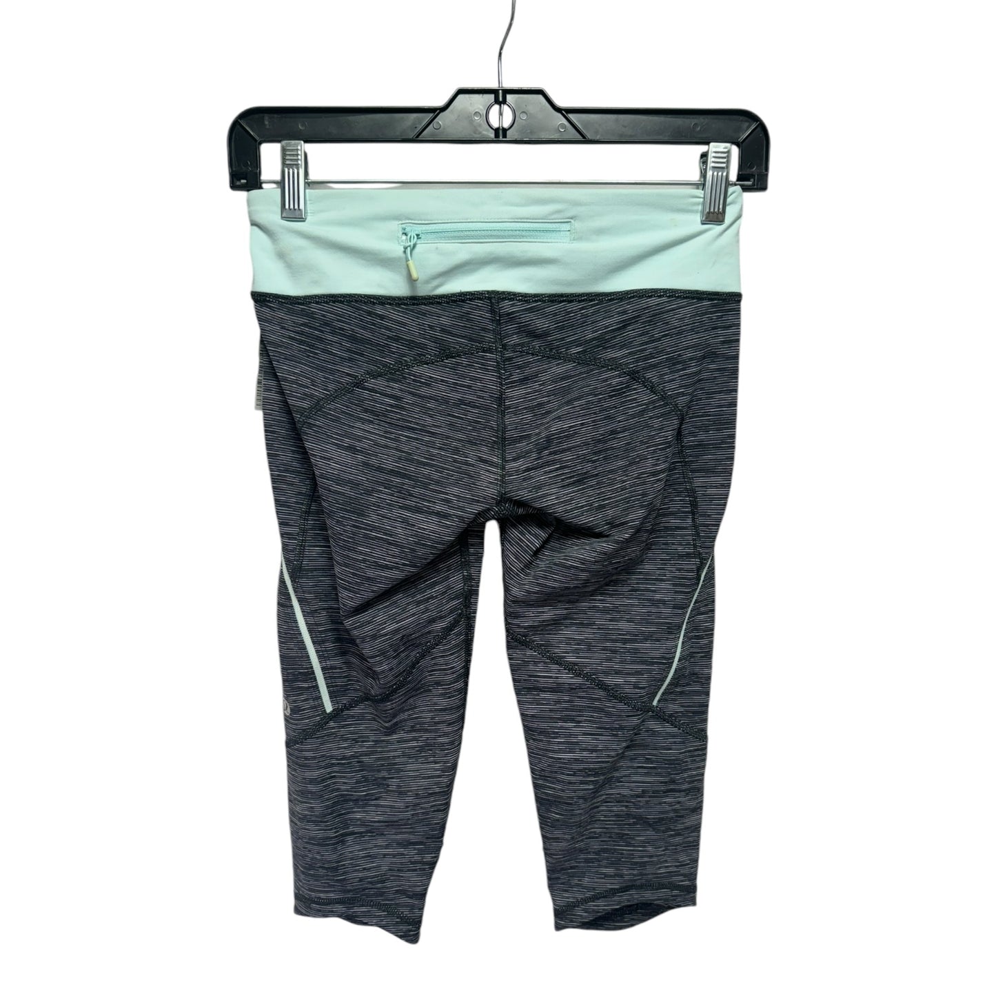 Athletic Capris By Lululemon In Grey, Size: 4