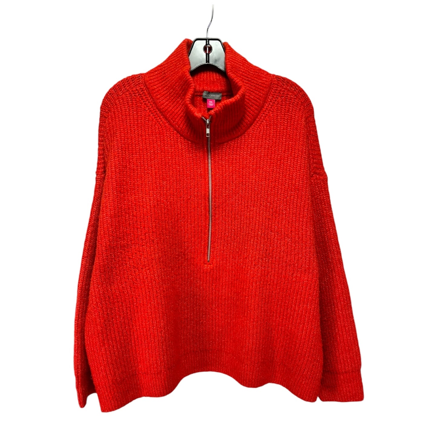 Sweater By Vince Camuto In Red, Size: Xxl