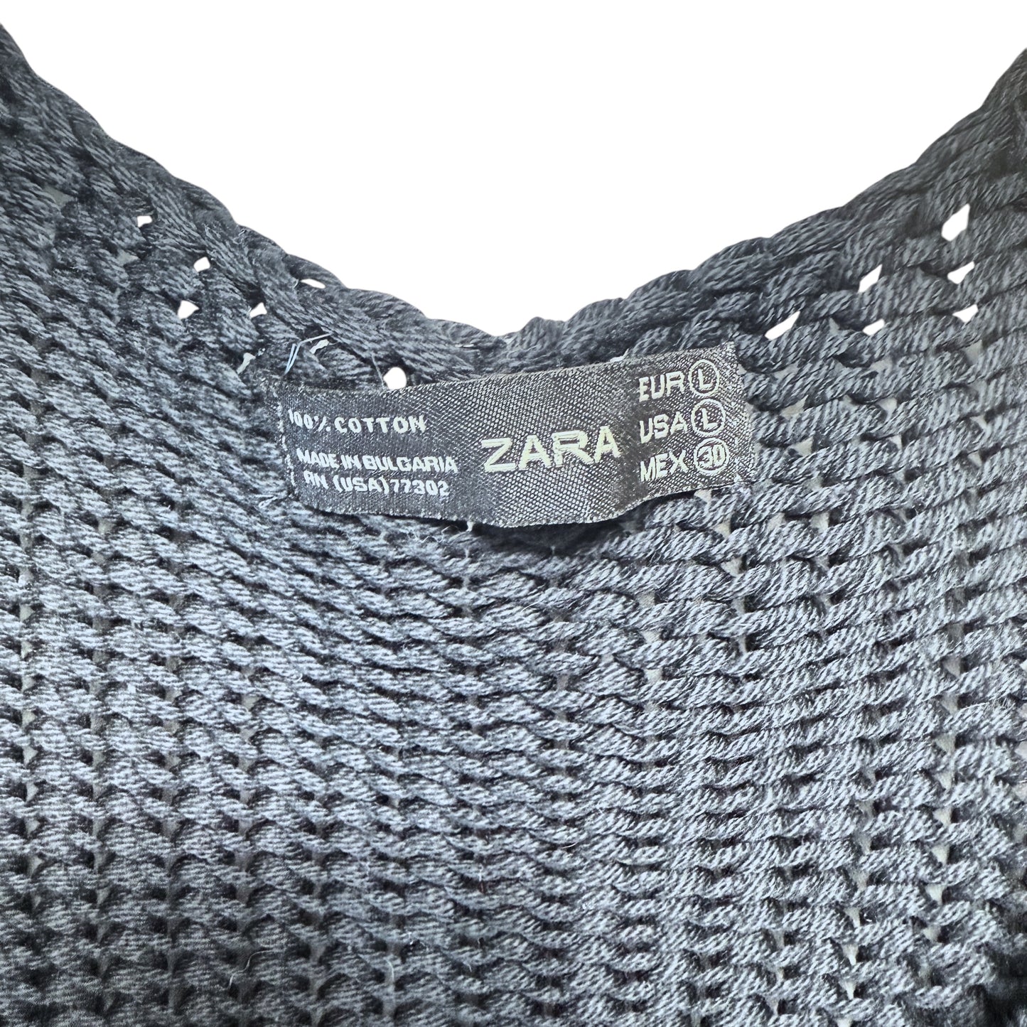 Sweater By Zara In Black, Size: L