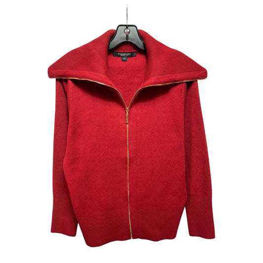 Sweater Cardigan By Marc New York In Red, Size: L