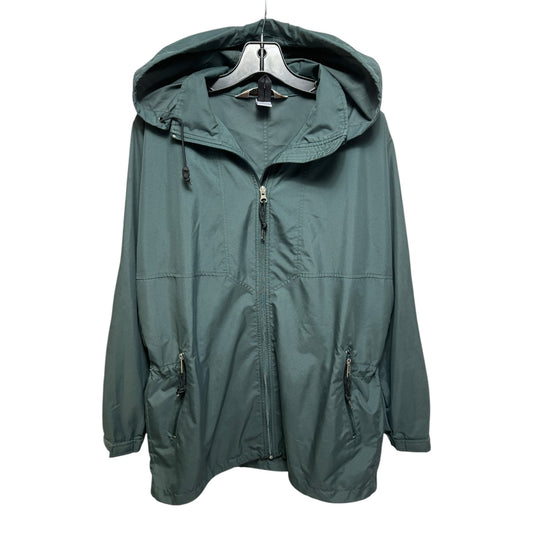 Jacket Windbreaker By Eastern Mountain Sports In Green, Size: S