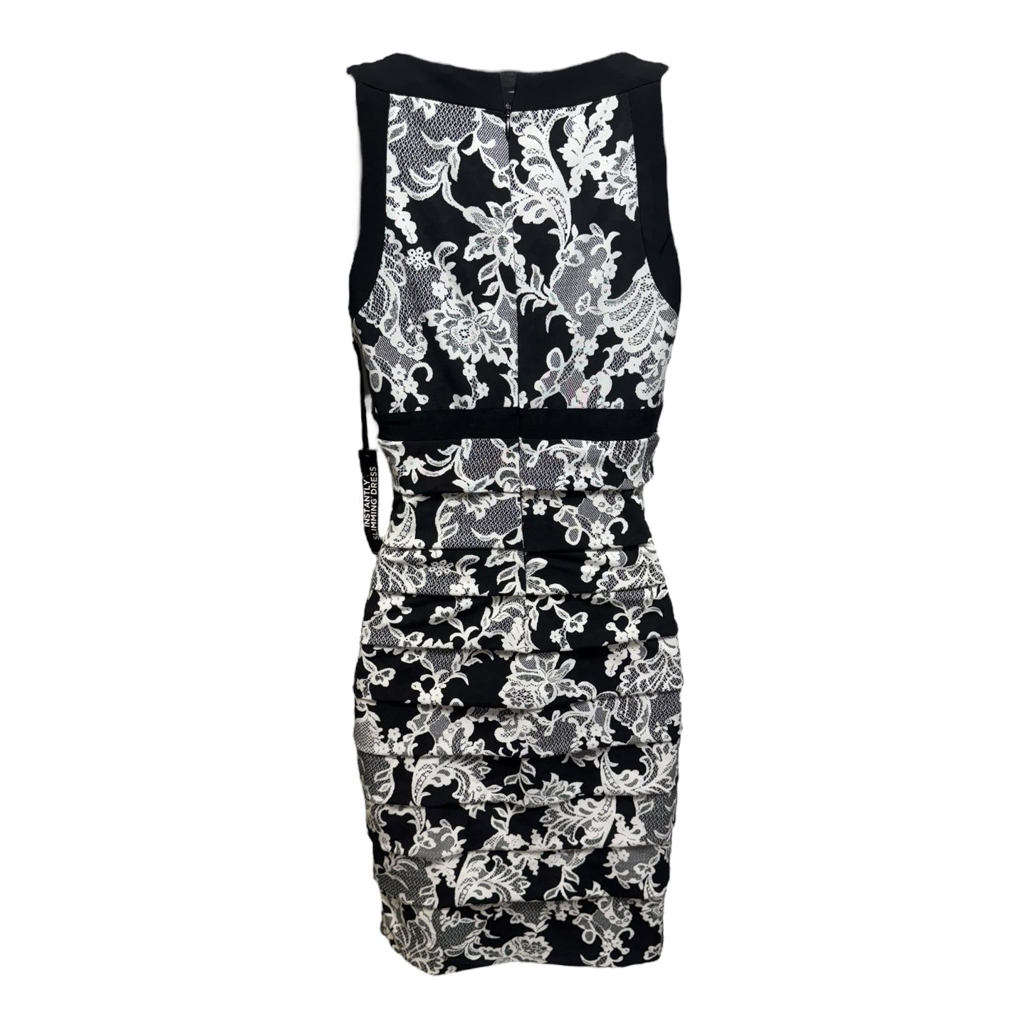 Bandage Cutout Dress Casual Short By White House Black Market In Black & White, Size: 0