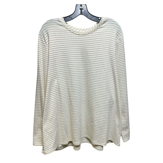 Top Long Sleeve By Lane Bryant In Striped Pattern, Size: 22