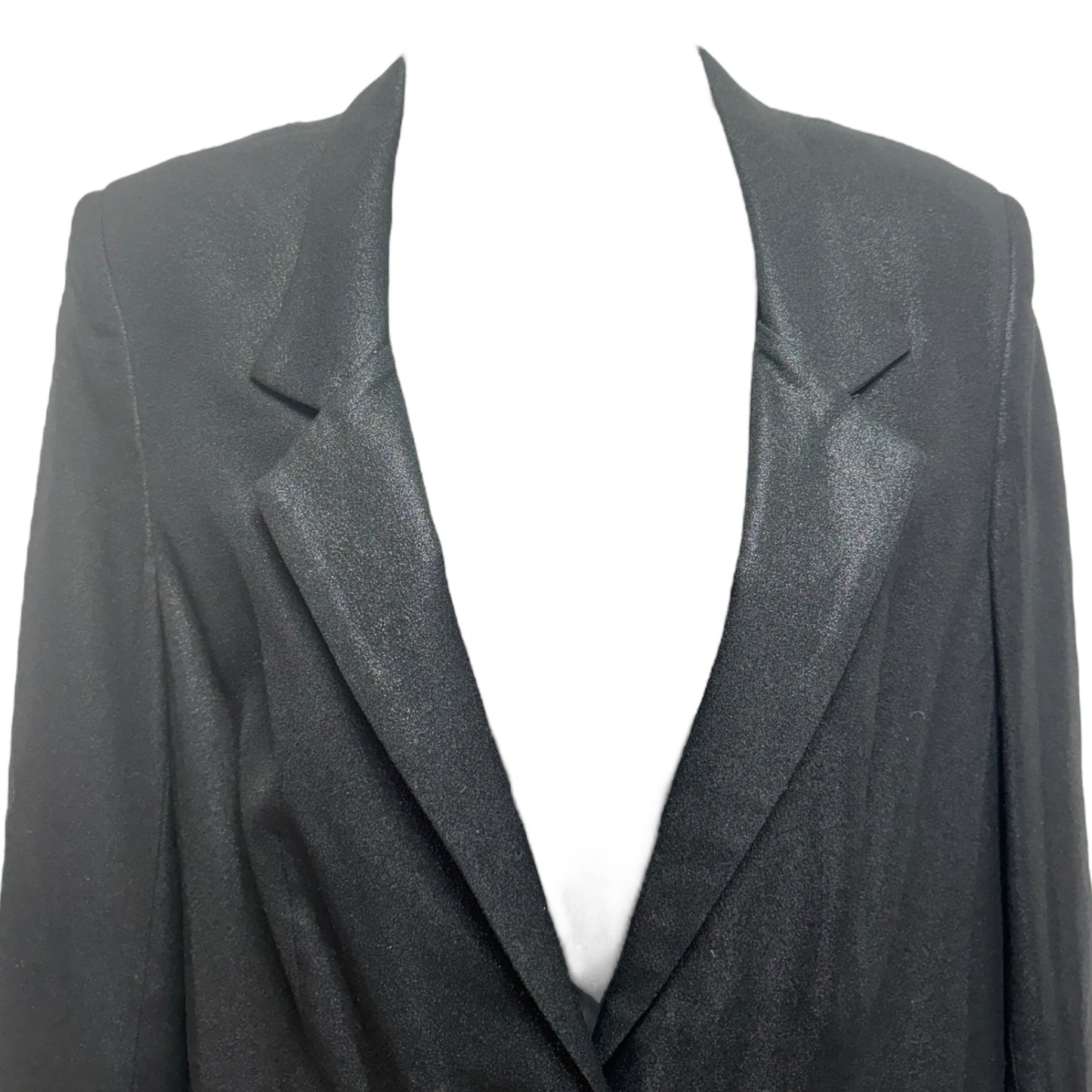 Metallic Blazer By L’Agence In Black, Size: 8