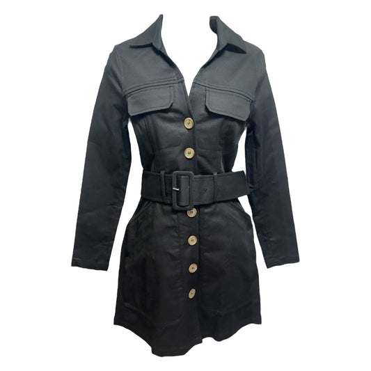 Belted Workwear Mini Dress By & Other Stories In Black, Size: 2