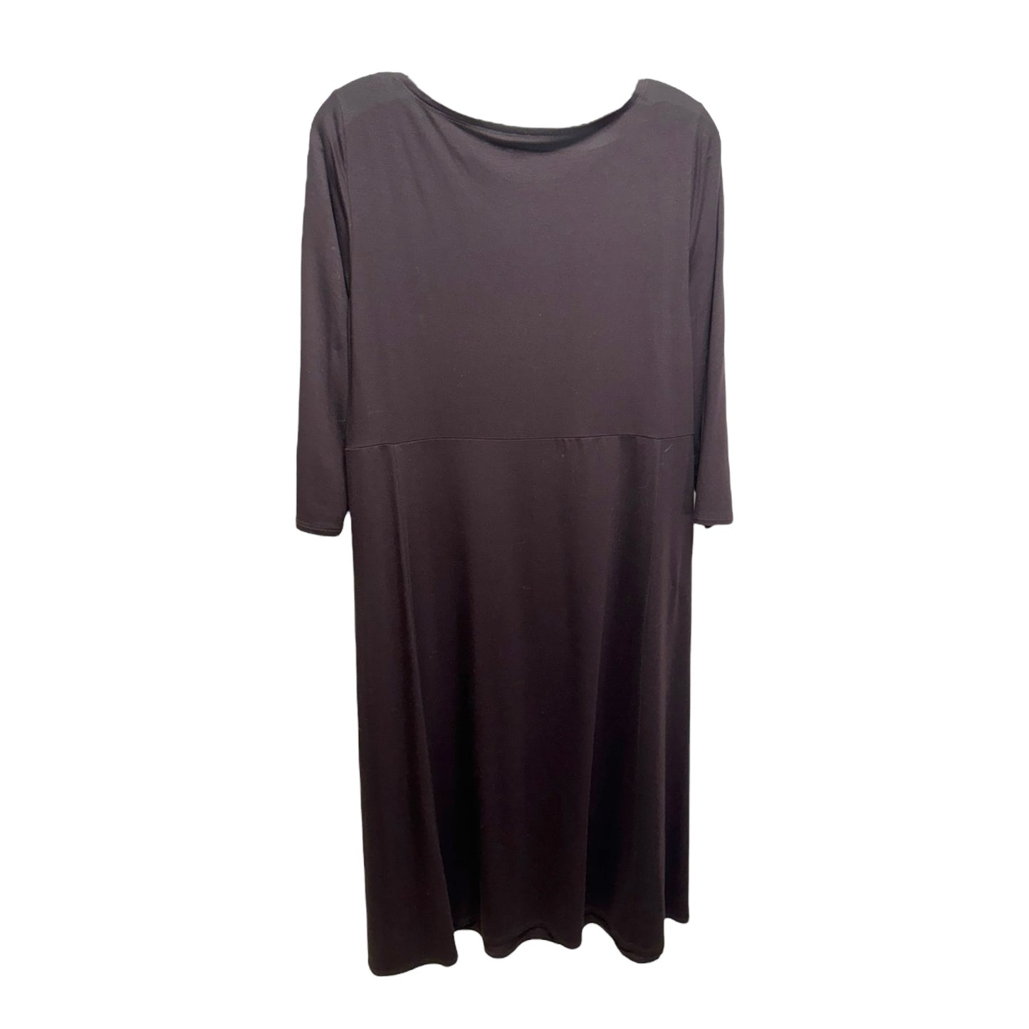 Dress Casual Maxi By Eileen Fisher In Brown, Size: M