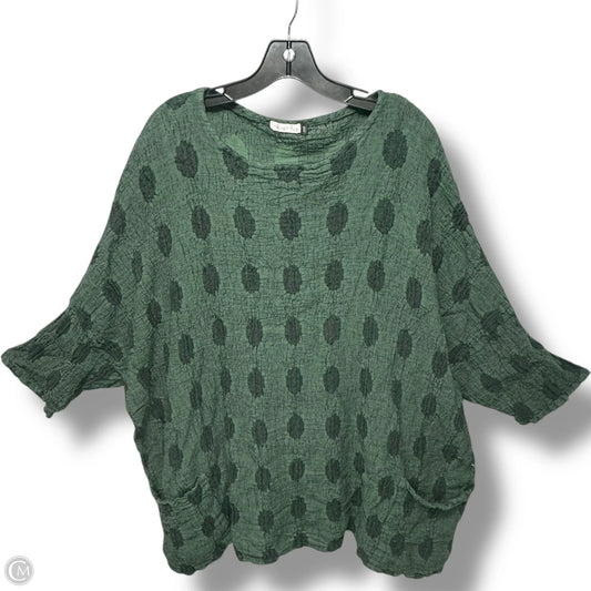 Tunic 3/4 Sleeve By theophilus In Polkadot Pattern, Size: Osfm