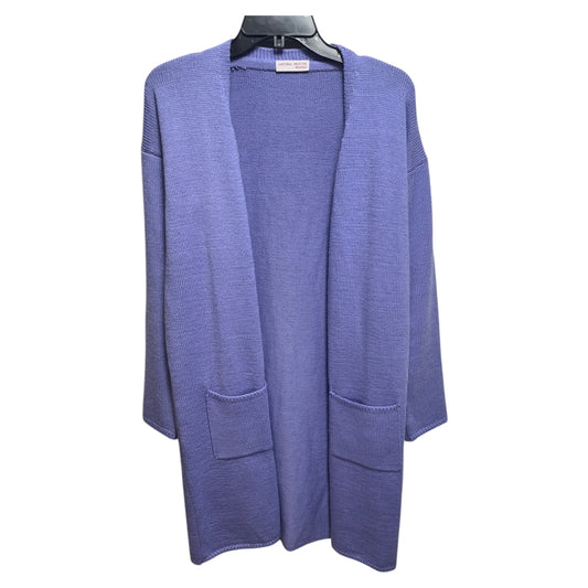 Sweater Cardigan By Sartoria Principe In Purple, Size: M