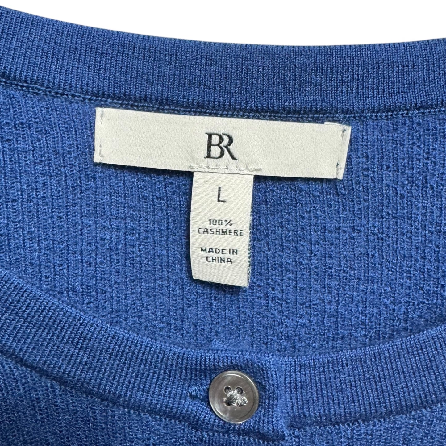 Sweater Cashmere By Banana Republic In Blue, Size: L