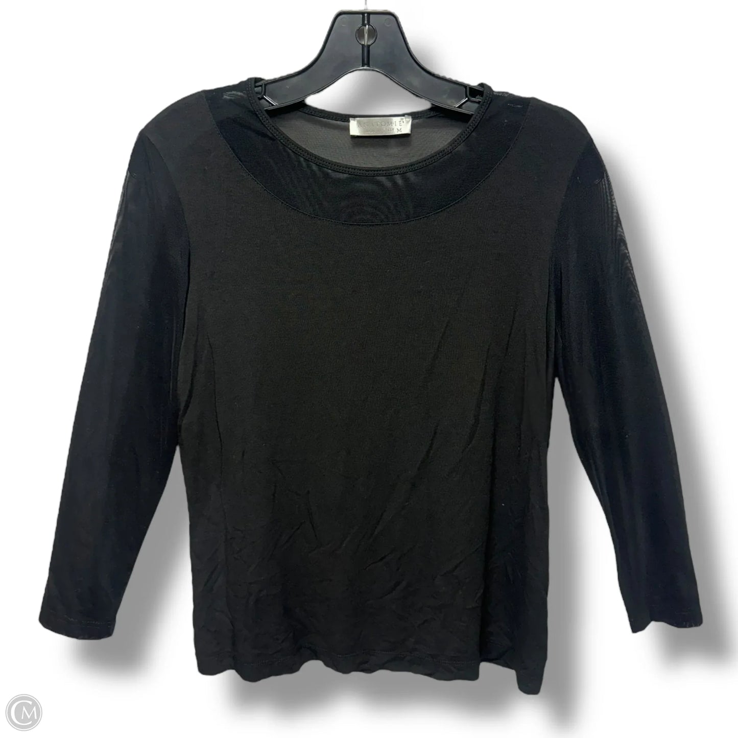 Top Long Sleeve By anatomie In Black, Size: M