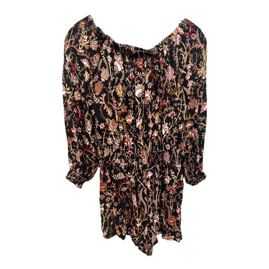 Pretty and Free Off the Shoulder Romper By Free People In Multi-colored, Size: S