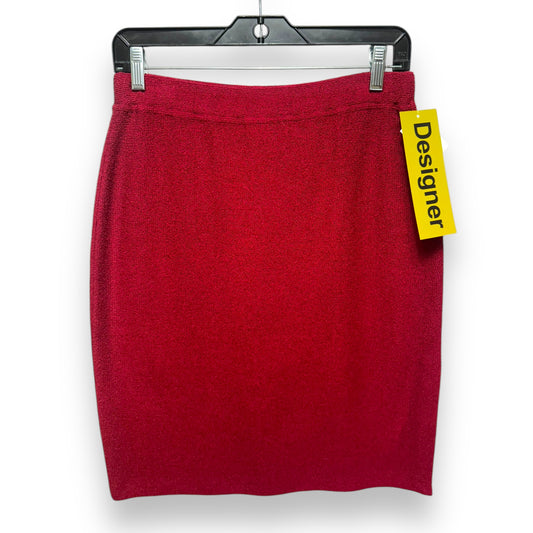 Skirt Luxury Designer By St John Collection In Red, Size: 4