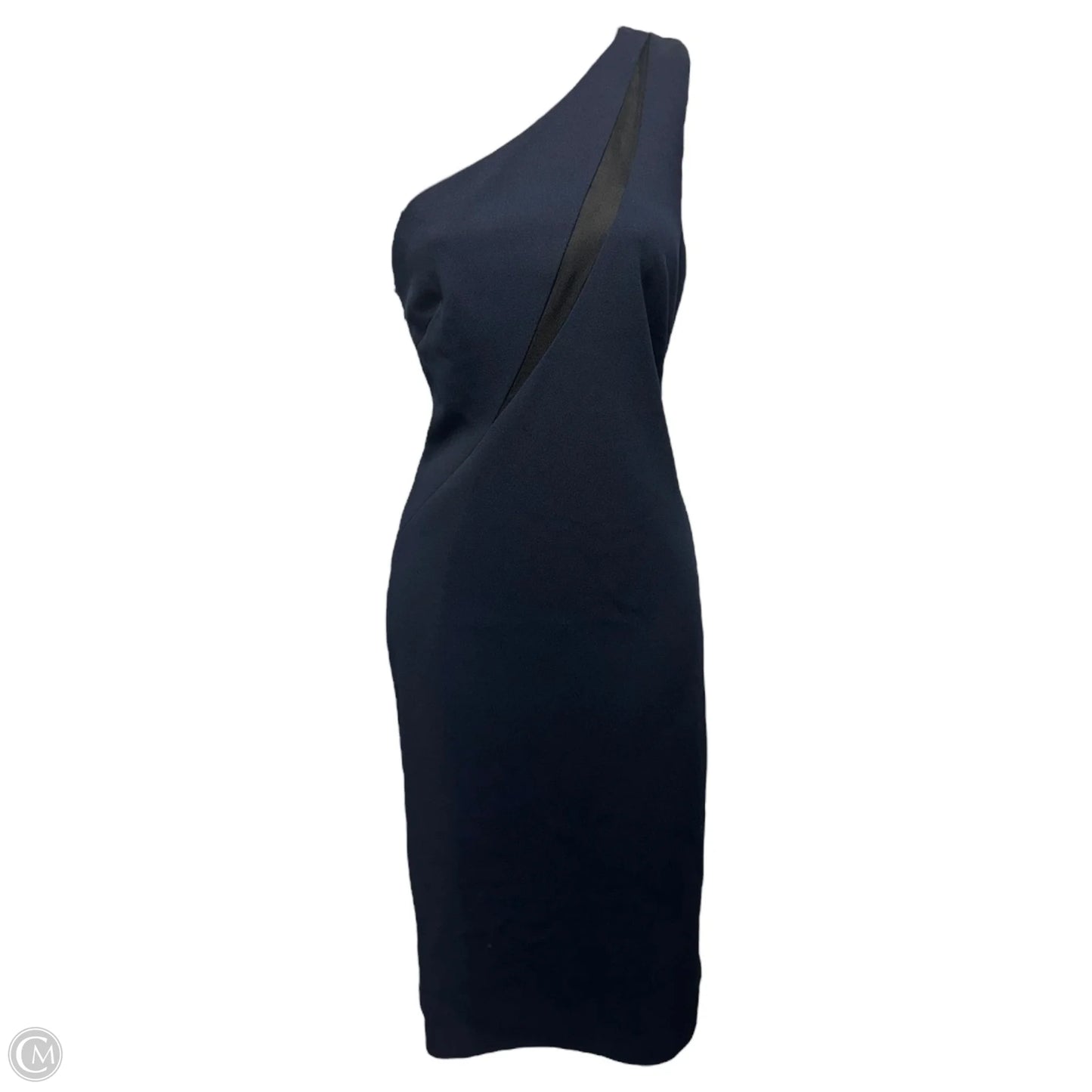 One Shoulder Dress Casual Midi By Antonio Melani In Navy, Size: 4