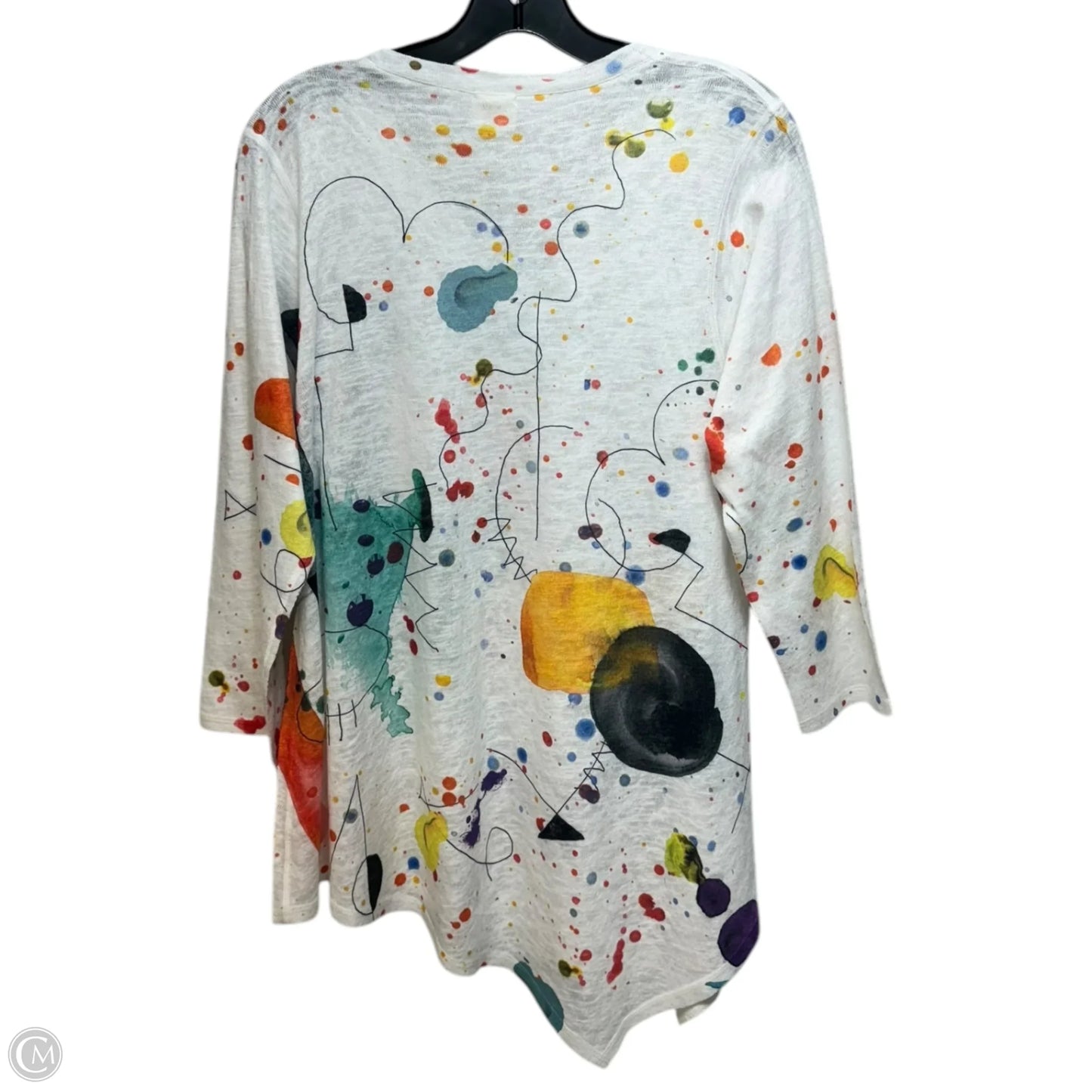 Top Long Sleeve By Cmc In Multi-colored, Size: M