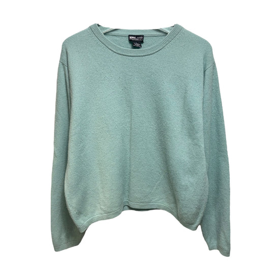 Sweater Cashmere By Kirkland In Aqua, Size: L