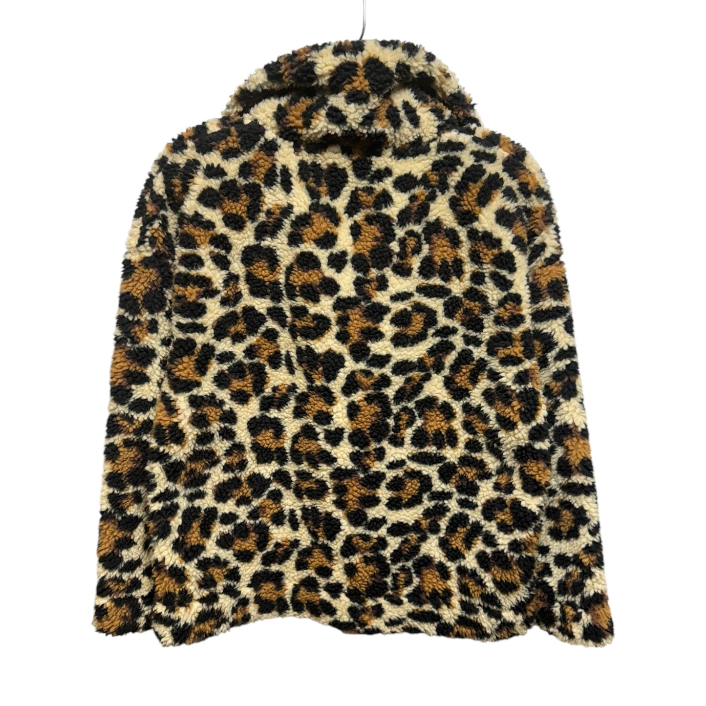 Jacket Fleece By J. Crew In Leopard Print, Size: Xxs