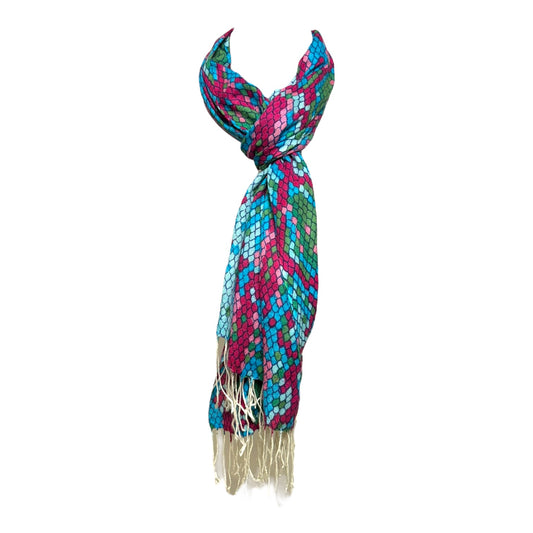 Silk & Cashmere Scarf Designer By Lilly Pulitzer In Multi-colored