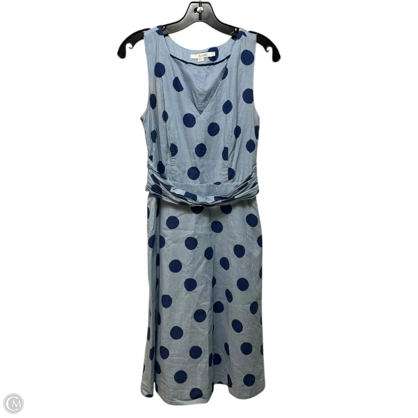 Dress Casual Midi By Boden In Polkadot Pattern, Size: 4