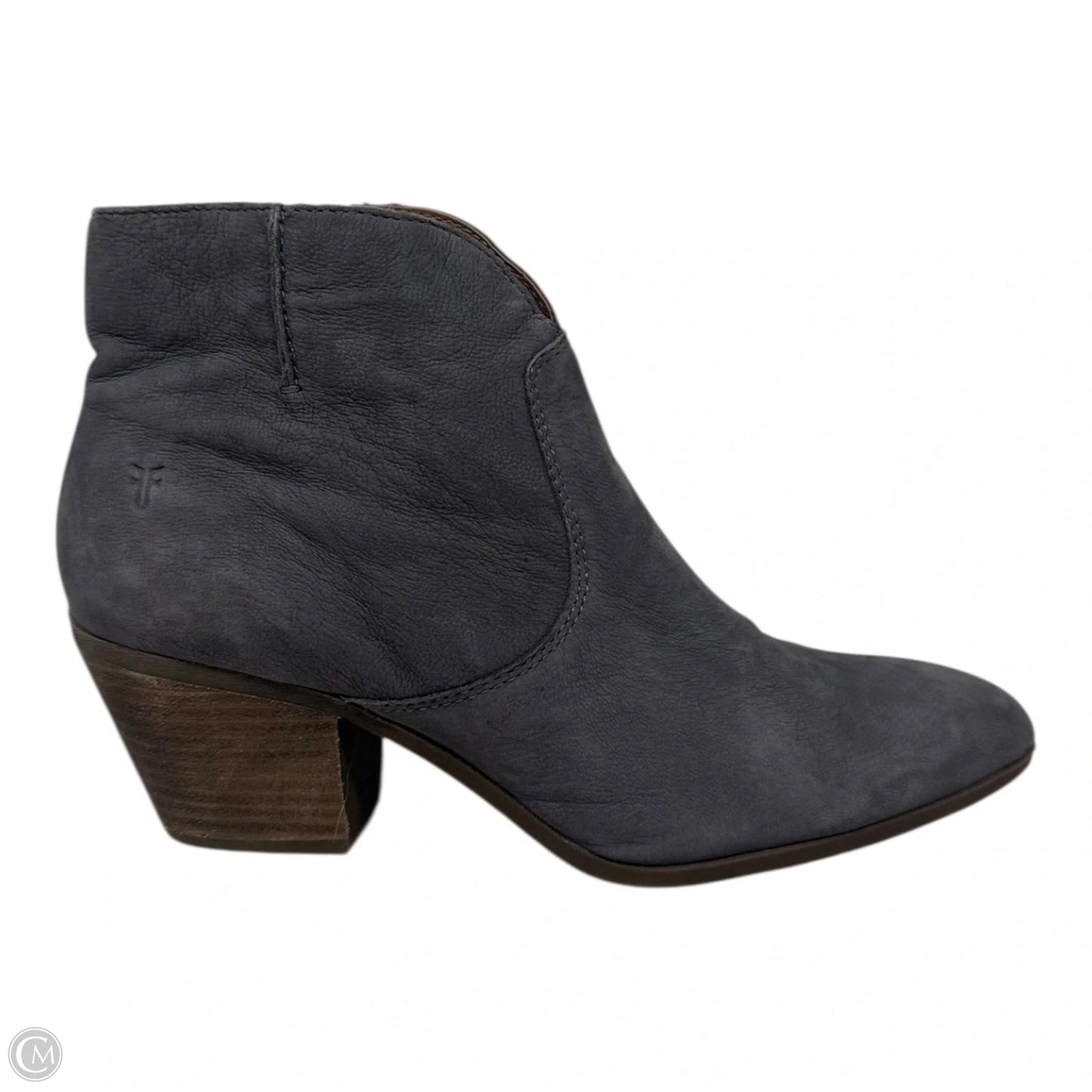 Judith Ankle Boots Designer By Frye In Grey, Size: 10