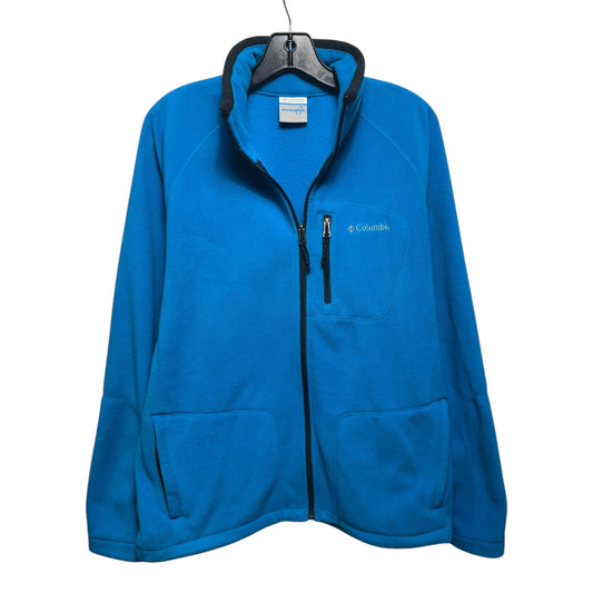 Jacket Fleece By Columbia In Blue, Size: M