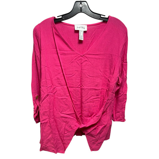 Top Long Sleeve By Joseph Ribkoff In Pink, Size: 8