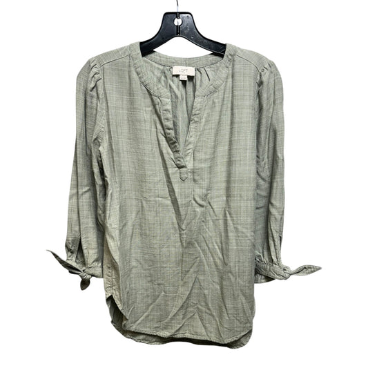 Top Long Sleeve By Loft In Green, Size: Xs