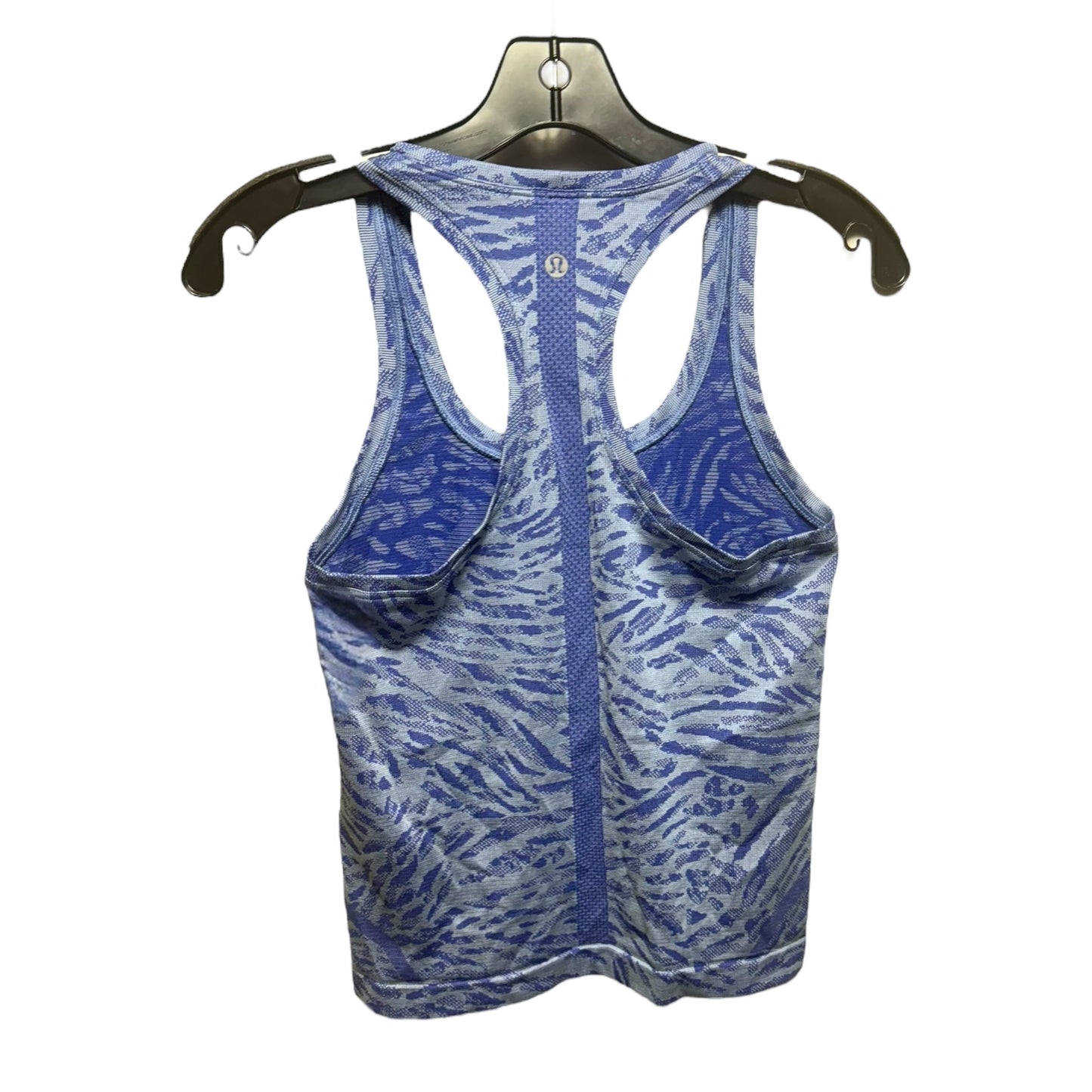 Swiftly Tech Tank By Lululemon In Primal Clash Psychic / Blue Linen, Size: 4