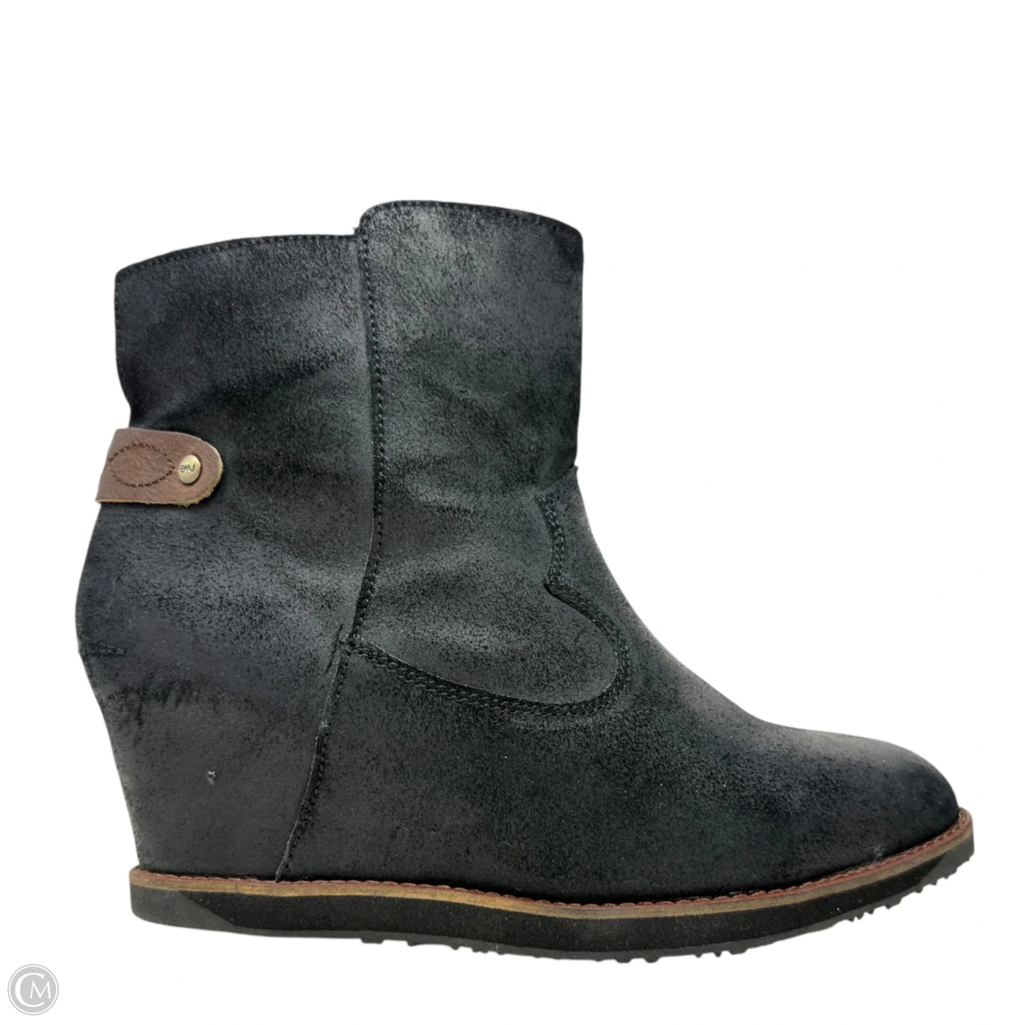 Gembrook Wedge Booties By Emu In Black, Size: 8.5