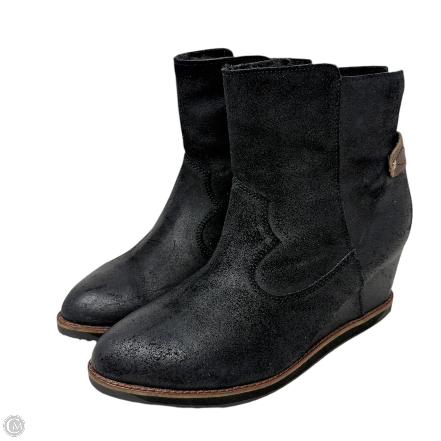 Gembrook Wedge Booties By Emu In Black, Size: 8.5