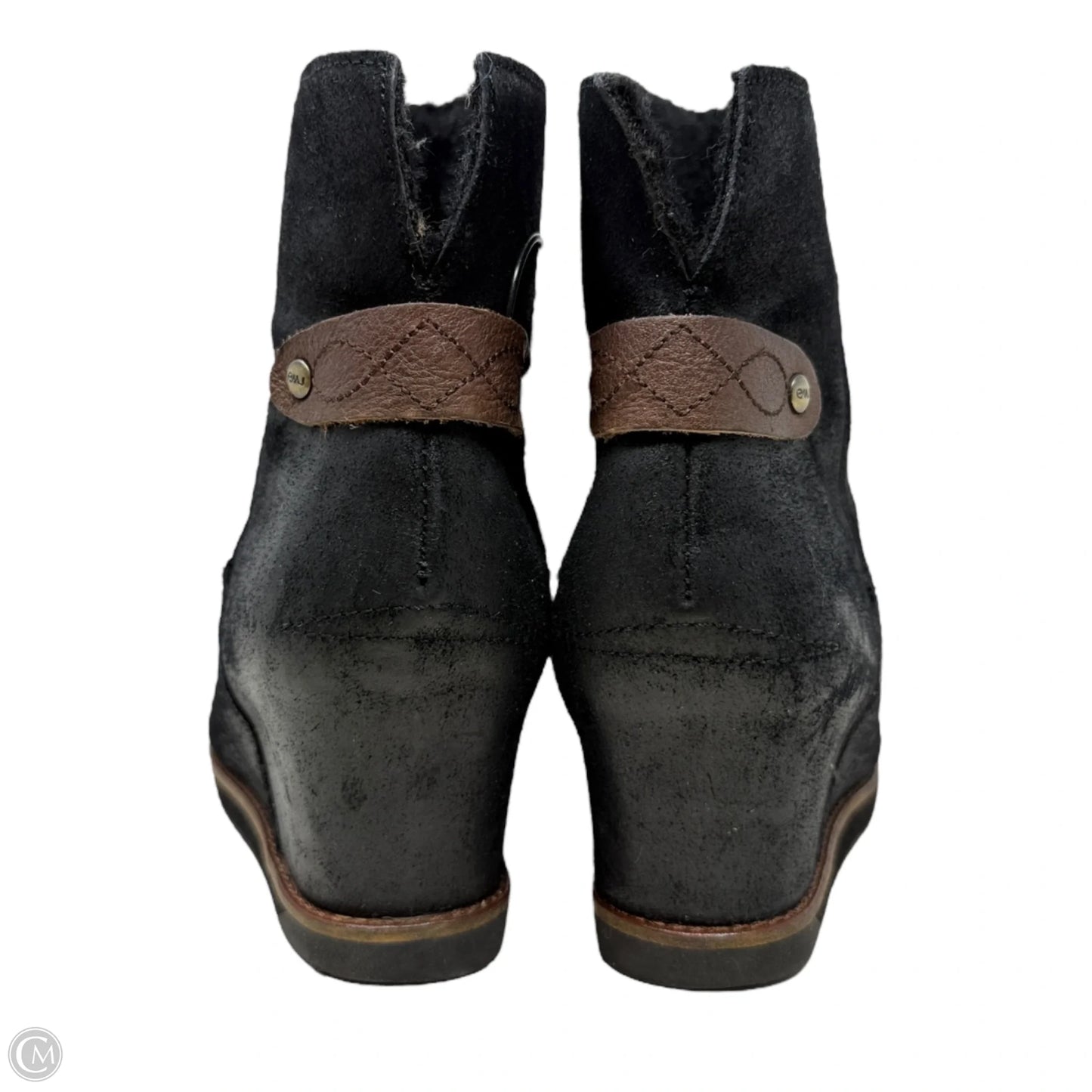 Gembrook Wedge Booties By Emu In Black, Size: 8.5