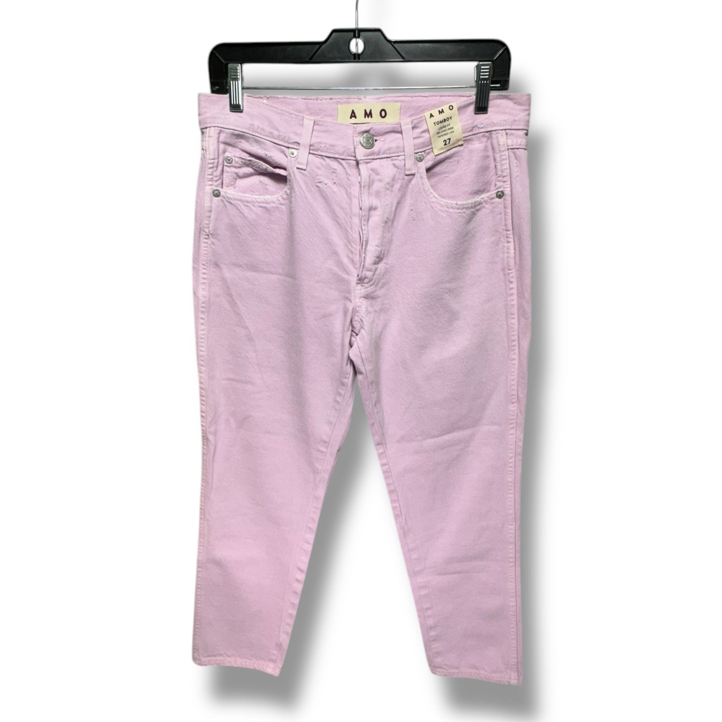 Jeans Boyfriend By Amo In Pink Denim, Size: 4