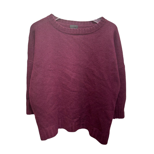 Sweater Cashmere By J. Crew In Maroon, Size: S