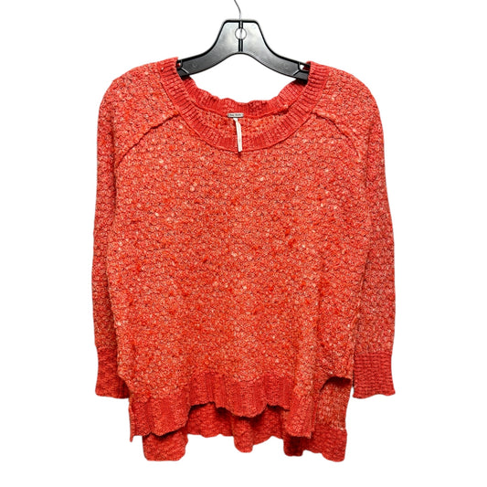 Jeepster Honeycomb Sweater By Free People In Red, Size: XS