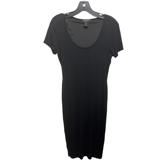 Ribbed Dress Casual Midi By Rachel Zoe In Black, Size: S