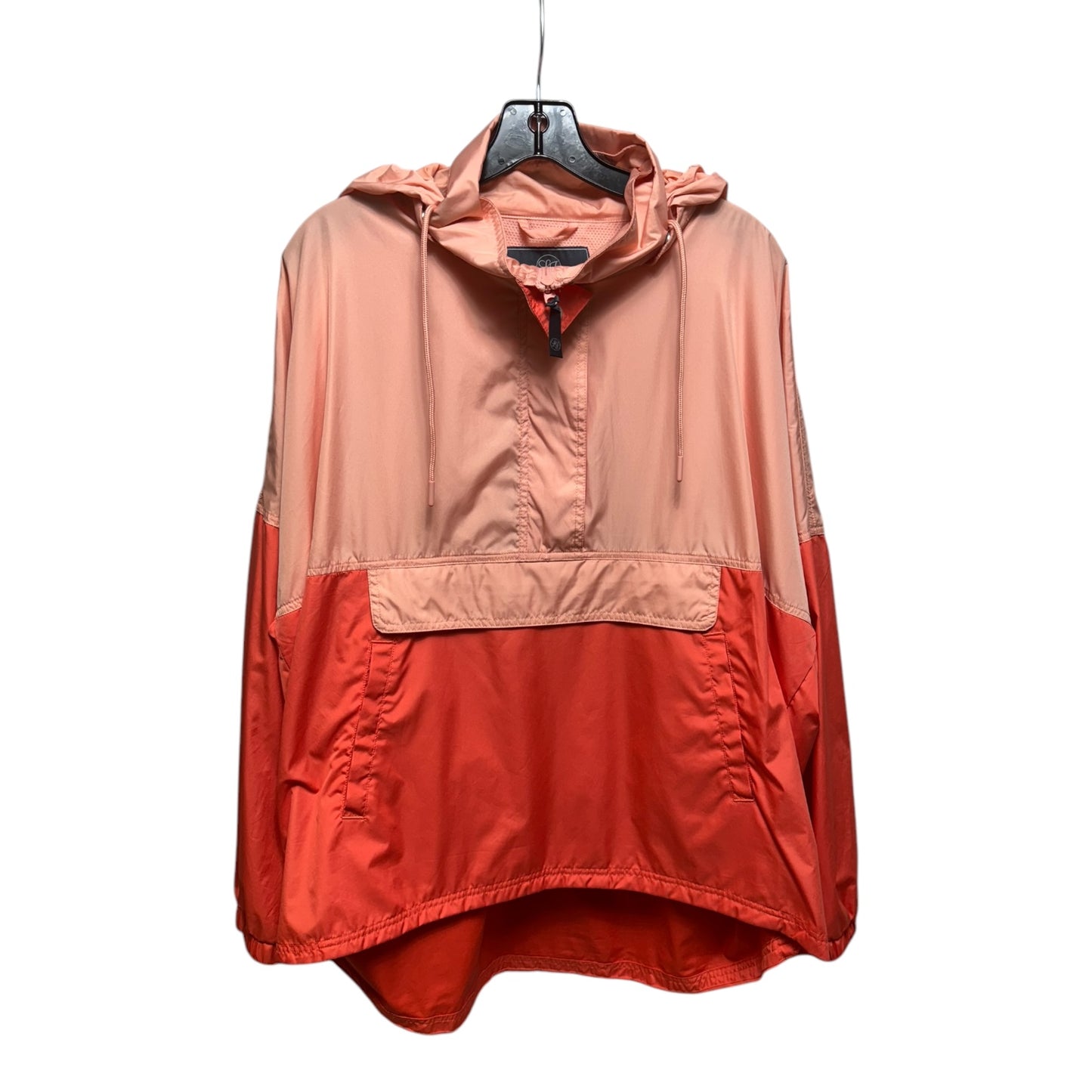 Jacket Windbreaker By Lauren James In Orange, Size: Xl