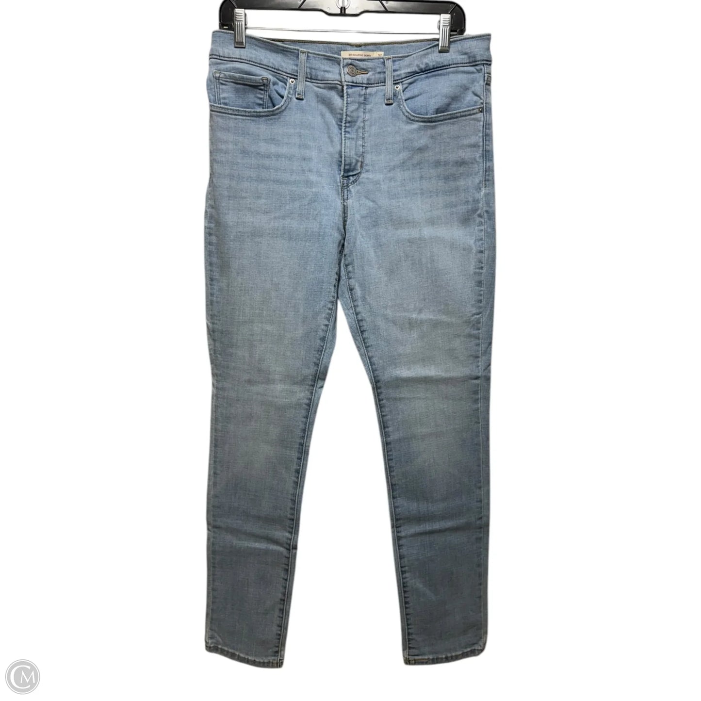 Jeans 311 Skinny By Levis In Blue Denim, Size: 10