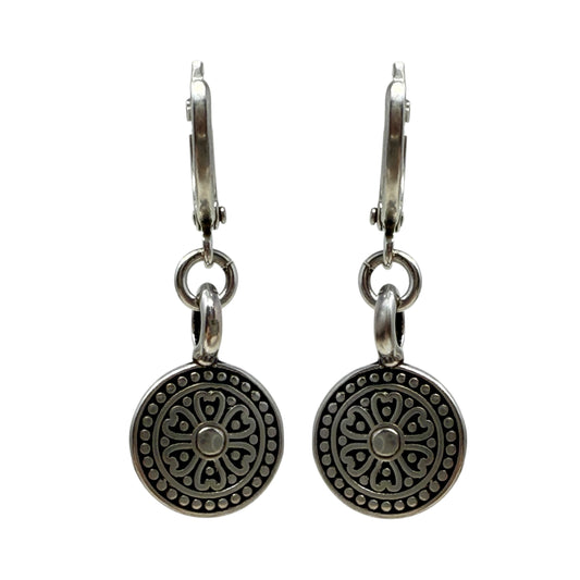 Silver tone Bali Style Dangle/drop Earrings By Unbranded