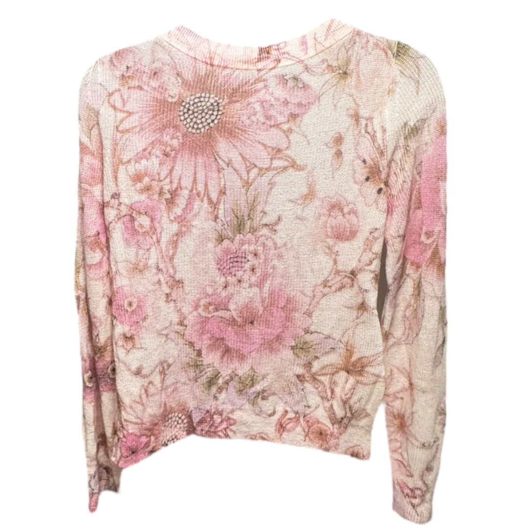 The Dreamer V Neck Sweater By Anthropologie In Floral Print, Size: S