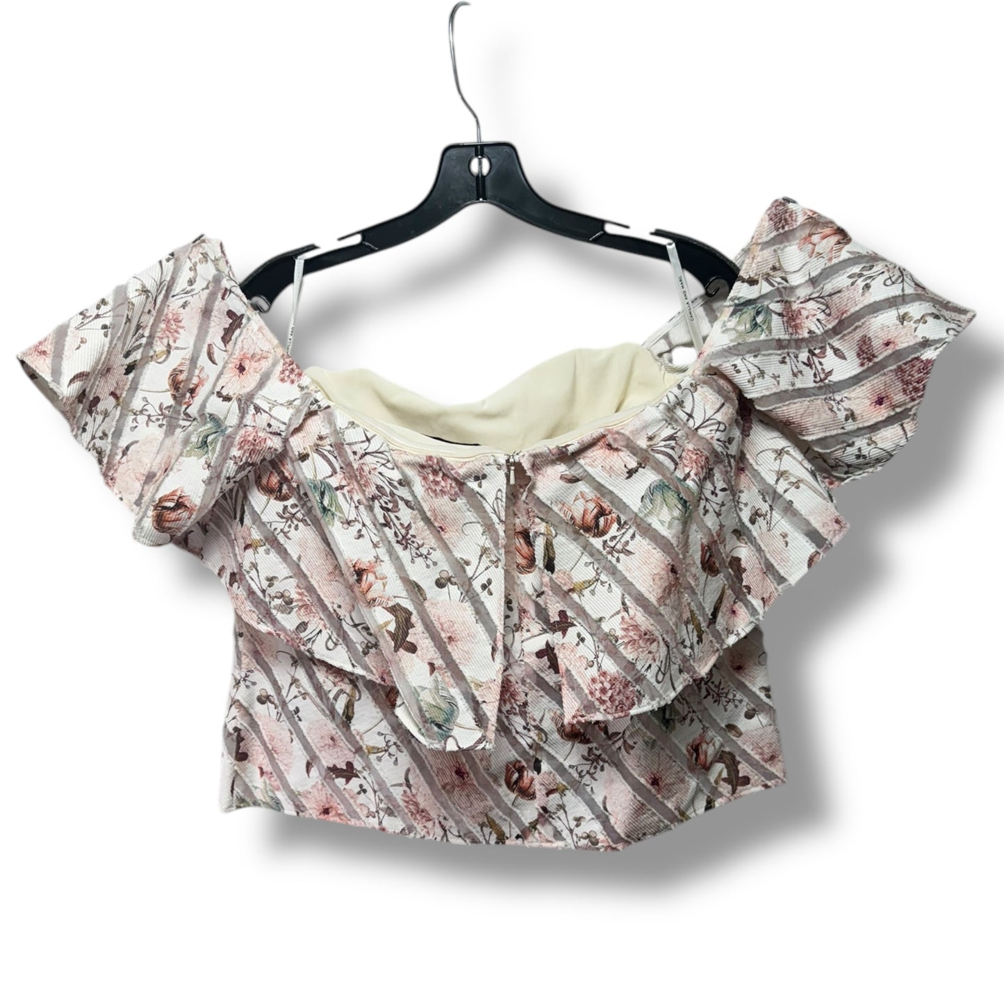 Top Short Sleeve By camilla and marc In Floral Print, Size: 10