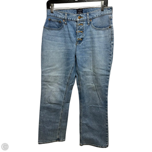 Jeans Flared By J. Crew In Blue Denim, Size: 6