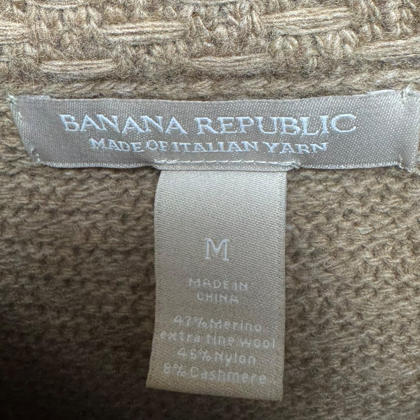 Merino Blend Sweater Cardigan By Banana Republic  Size: M