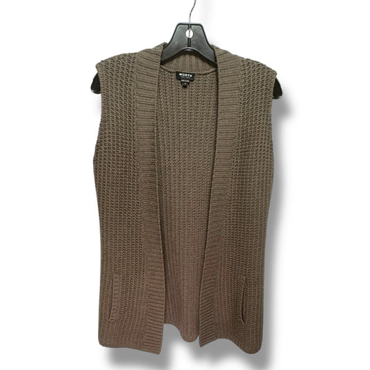 Vest Sweater By Worth Ny In Brown, Size: S