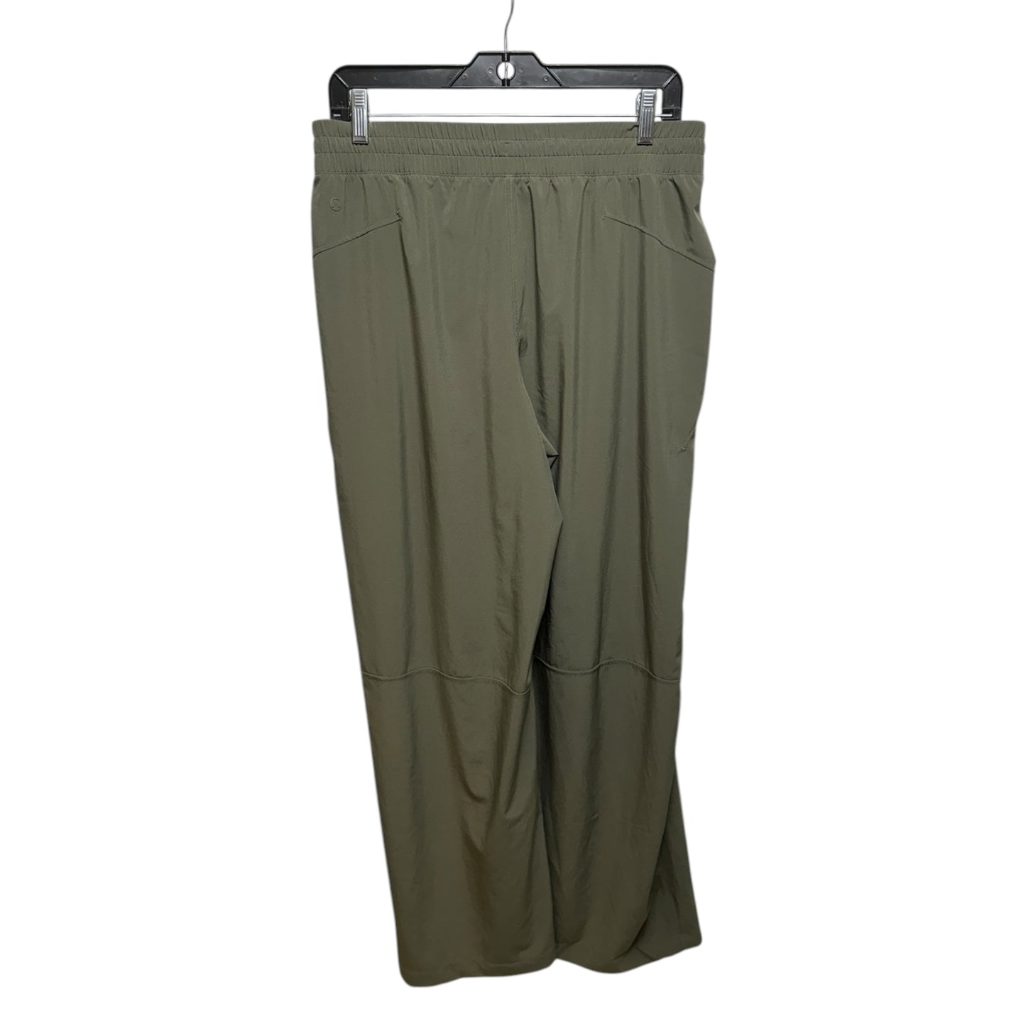 Swift Wide-Leg Mid-Rise Pant By Lululemon In Olive Green, Size: 10