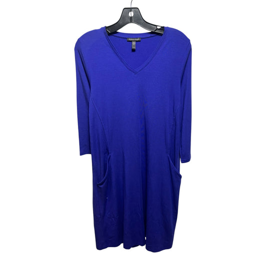 Dress Casual Short By Eileen Fisher In Purple, Size: Xxs